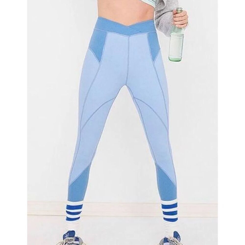 For Love &‎ Lemons Ella Legging athletic pants blue sz M high rise